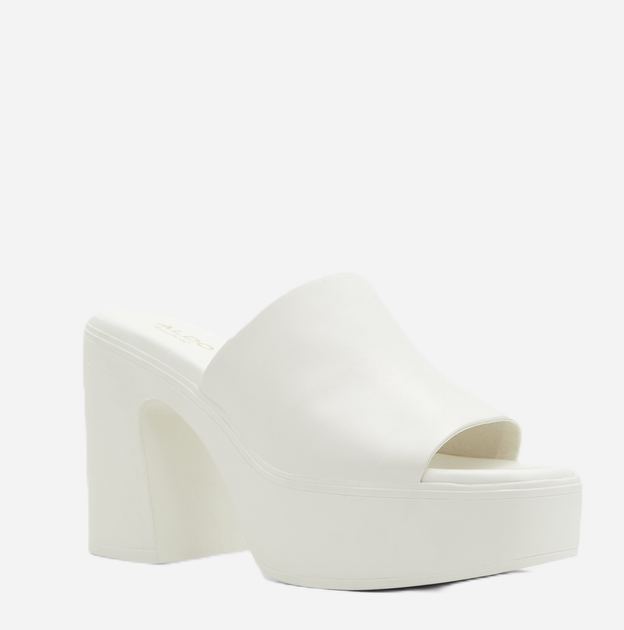 Жіночі мюлі ALDO 13542925-100 38.5 (8US) 24.7 см Білі (684070890053) - зображення 2