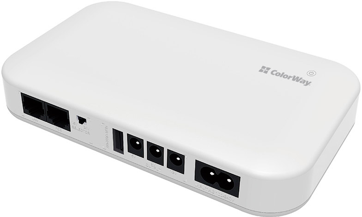ИБП для роутера ColorWay 8800mAh 21W DC 5V/9V/12V/24V V2 White (CW-PB088LI3WT) - изображение 2
