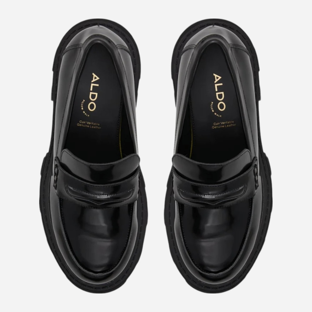 Жіночі лофери зі шкіри ALDO 13621136-001 38 (7.5US) 24.3 см Чорні (57005074079) - зображення 4