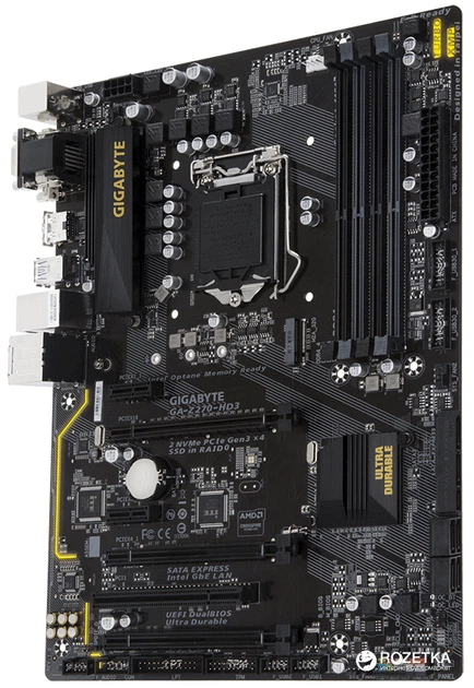 Материнская плата Gigabyte GA-Z270-HD3 (s1151, Intel Z270, PCI