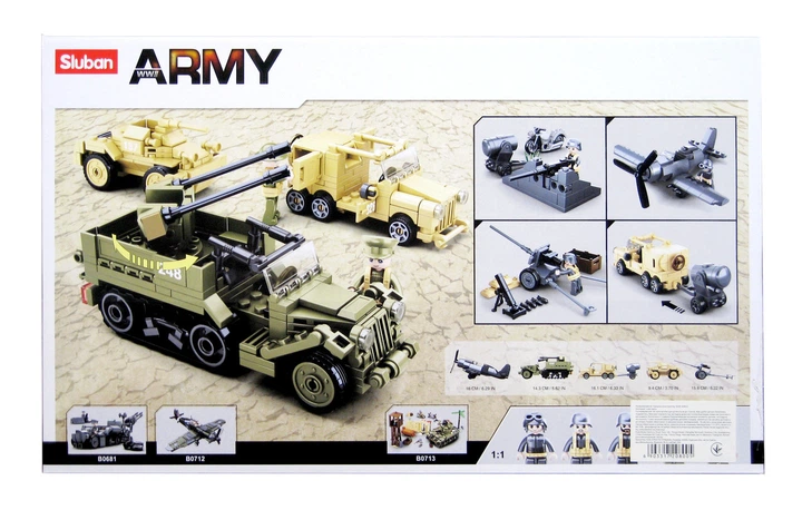 Конструктор блочный Sluban Сражение в Африке 552 детали 5 фигурок M38-B0812 - изображение 6