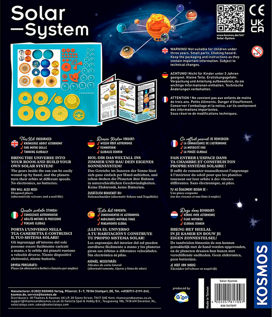 Zestaw badawczy Kosmos Solar System Układ Słoneczny (4002051617097) - obraz 4