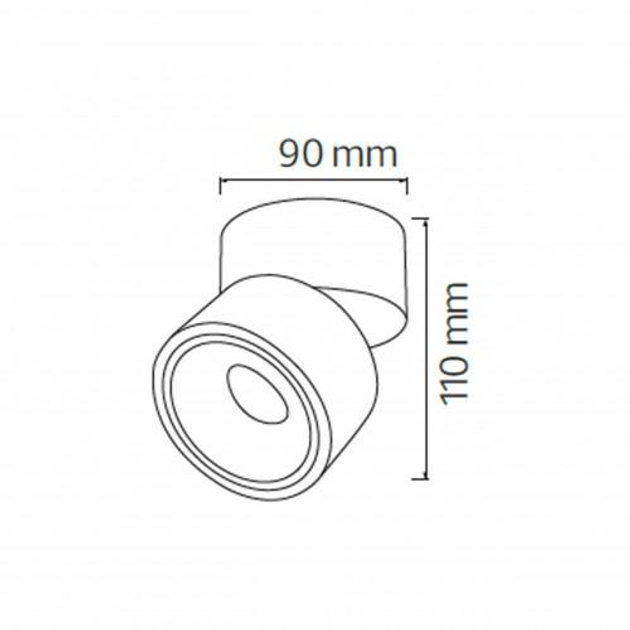 Светильник накладной LAYLA-15 15W 4200K белый - изображение 2