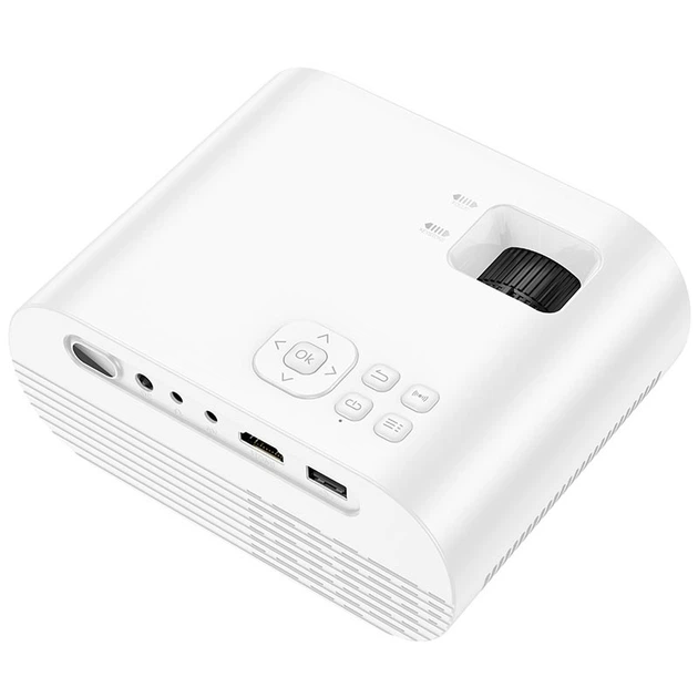 Проектор Hoco DT1 wireless projector (720p same screen version) 2.4G/5G, AUX/USB/AV/HDTV - изображение 8