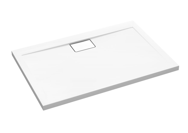 Душовий піддон Polimat VEGAR білий 120 x 80 х 4,5/1,5 см - зображення 2