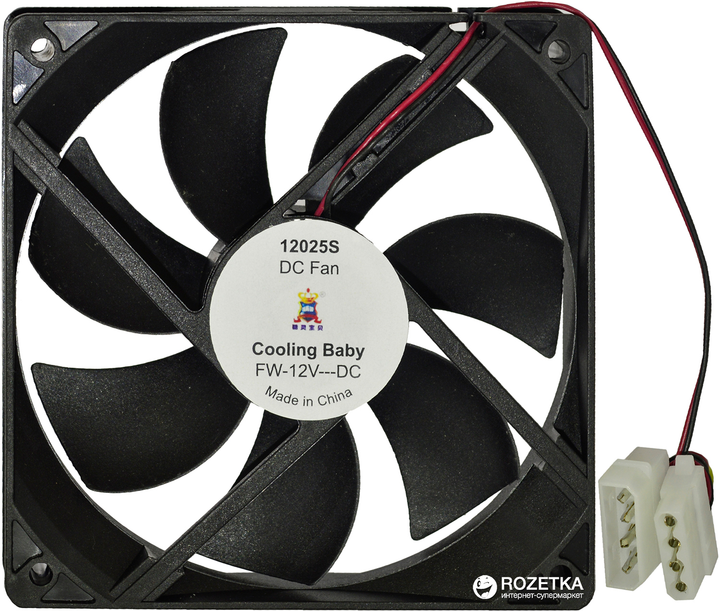 Вентилятор Cooling Baby 12025S Black - изображение 1