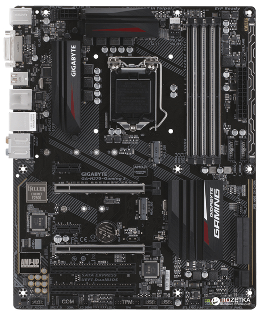 Материнская плата Gigabyte GA-H270-Gaming 3 (s1151, Intel H270, PCI-Ex16)