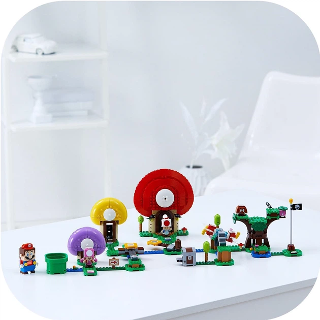 Конструктор LEGO Super Mario Пошук скарбів із Тоадом. Додатковий рівень 464 деталі (71368) - зображення 8