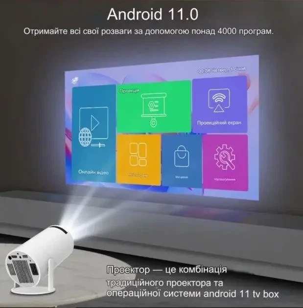 Домашній кінотеатр HY300 NeoPixel Wi-Fi 4K - зображення 3