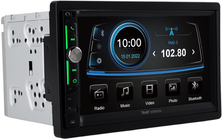 Автомагнітола Vordon HT-760 Bristol 2DIN 7'' - зображення 2
