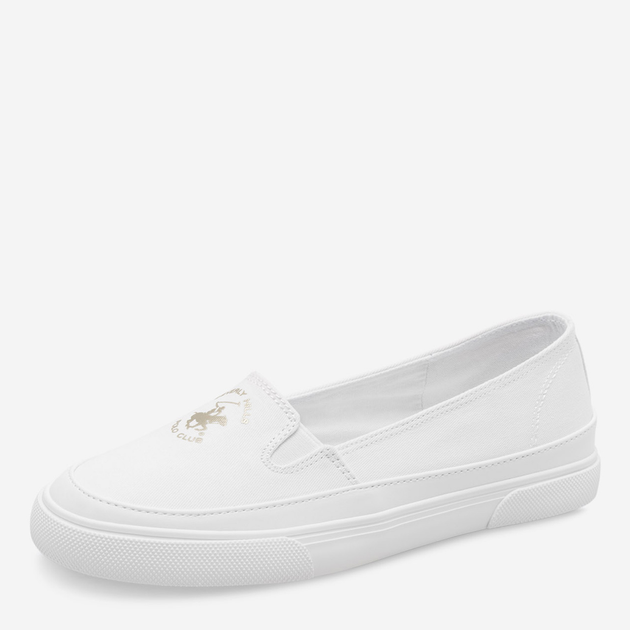 Женские слипоны Beverly Hills Polo Club W-24MVS5023 38 25 см Белые (5905588557098) 