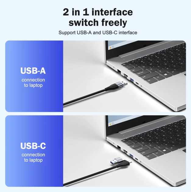 Зовнішня карта відеозахоплення Lemorele MS2130 - HDMI Full HD до USB Type-C для PC, MacBook, Switch, Xbox, PS4 - зображення 3