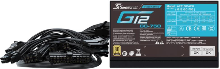 Блок питания Seasonic G12 GC 750W (SSP-750RT2) - изображение 4