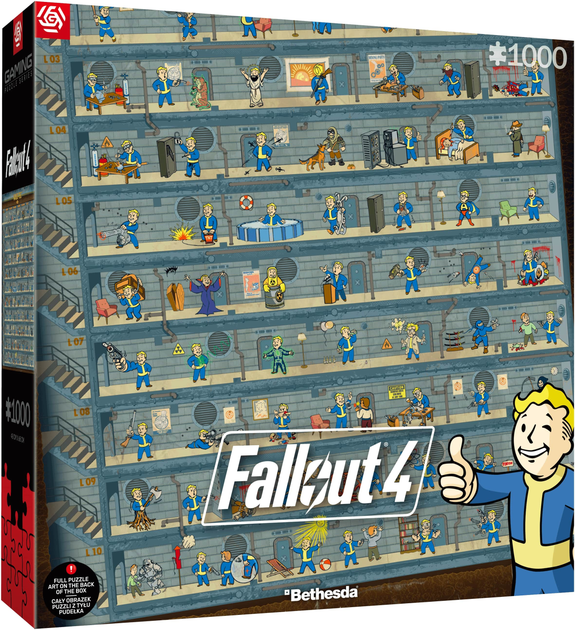 Puzzle Good Loot Fallout 4 Perk Poster 1000 elementów (5908305247937) - obraz 1