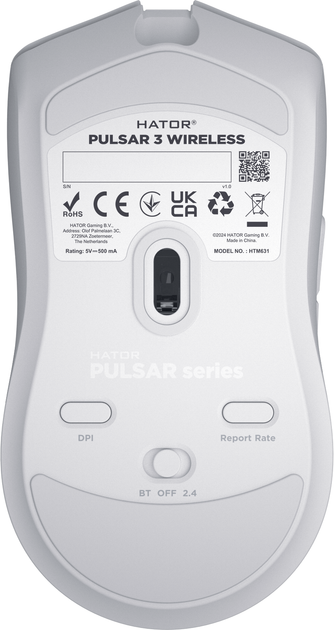 Mysz HATOR Pulsar 3 Wireless Black (HTM631) - obraz 6