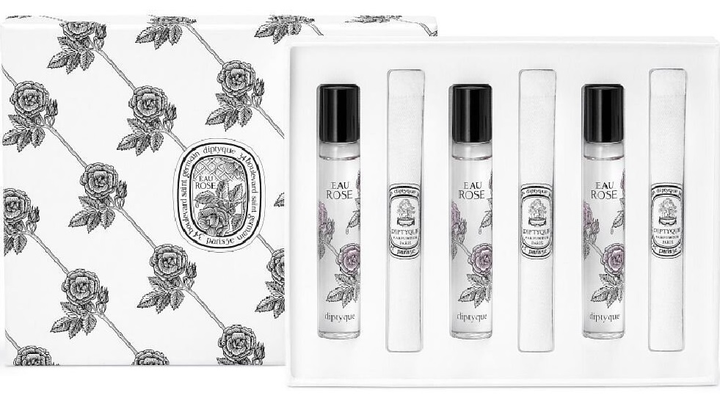 Zestaw damski Miniaturka Woda toaletowa Diptyque Eau Rose 3 szt x 20 ml (3700431417923) - obraz 1