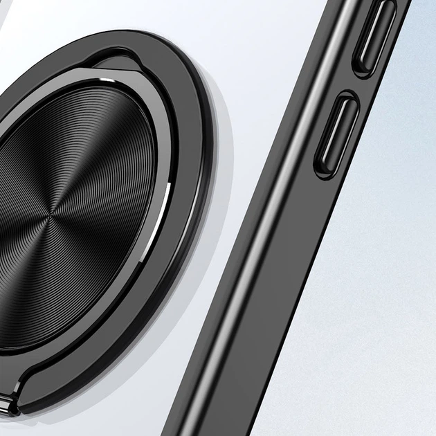 TPU+PC чохол з магнітом та кільцем для Apple iPhone 14 Pro (6.1") (Чорний) Epik (201934) - Фото 3 TPU+PC чохол з магнітом та кільцем для Apple iPhone 14 Pro (6.1") (Чорний) Epik (201934) - зображення 3