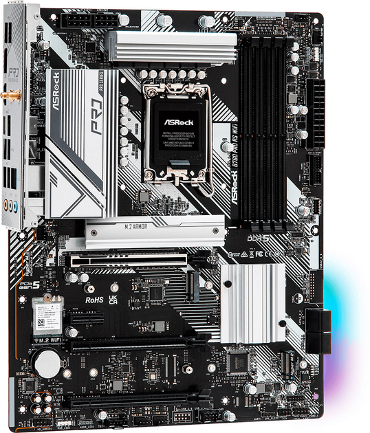 Материнська плата ASRock B760 Pro RS Wi-Fi (s1700, Intel B760, PCI-Ex16) - зображення 2