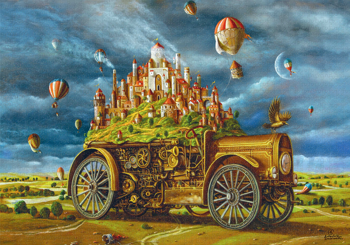 Puzzle Good Loot Arkadiusz Dzielawski Wielka Przeprowadzka 1000 elementów (5908305249368) - obraz 4