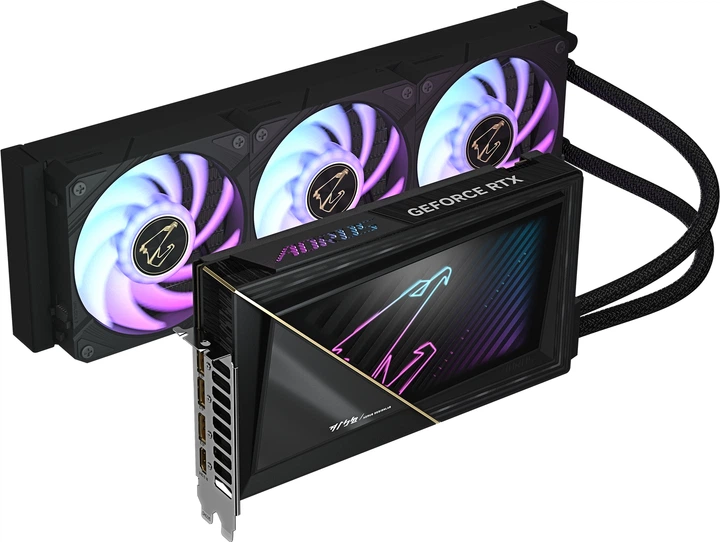 Відеокарта Gigabyte PCI-Ex GeForce RTX 5090 Aorus Xtreme Waterforce 32GB GDDR7 (512bit) (2655/28000) (HDMI, 3 x DisplayPort) (GV-N5090AORUSX W-32GD) - зображення 2