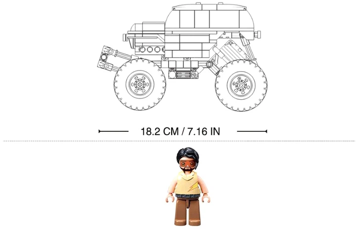 Klocki Sluban Klub moto Zielony 252 elementy (5900949453903) - obraz 5