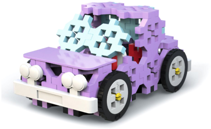 Klocki Trefl Connect Camper Urocze autko Fioletowy 116 elementów (5900511619683) - obraz 5