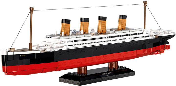 Конструктор Cobi Hc R.M.S. Titanic біло-чорний 593 елементи (5902251016807) - зображення 5