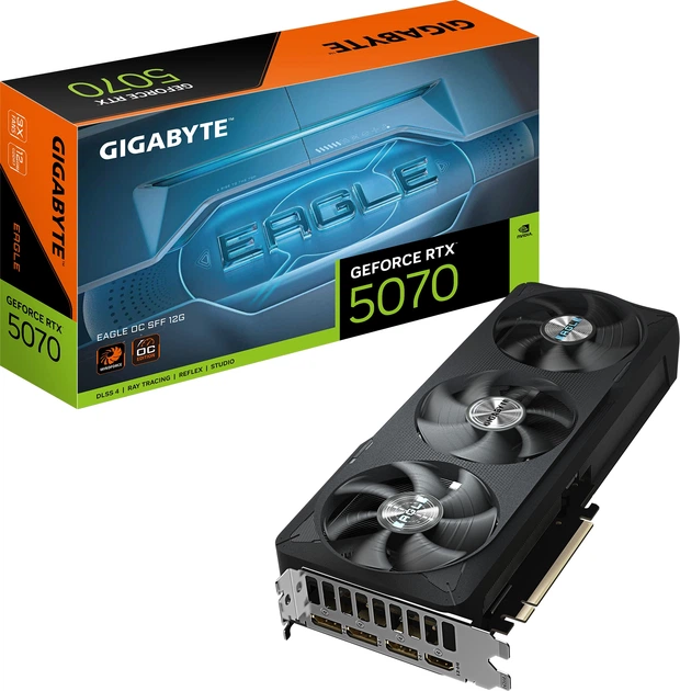Karta graficzna Gigabyte PCI-Ex GeForce RTX 5070 EAGLE OC SFF 12GB GDDR7 (192bit) (2587/28000) (HDMI, 3 x DisplayPort) (GV-N5070EAGLE OC-12GD) - obraz 10