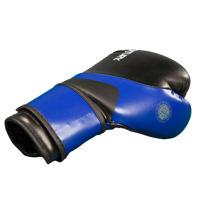 Боксерские перчатки Century Kickboxing Gloves C-GEAR Determination WAKO approved (115540-016) Blue/Black 10 унций - изображение 6
