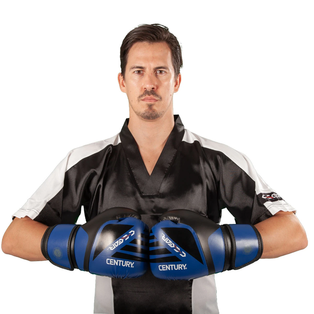 Боксерские перчатки Century Kickboxing Gloves C-GEAR Integrity WAKO approved (115541-610) Blue/Black 10 унций - изображение 3