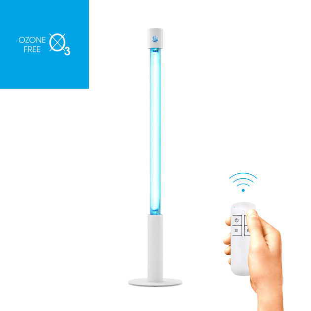 Бактерицидний опромінювач BactoSfera 360° 15 OZONEFREE RC-TIMER White - зображення 1