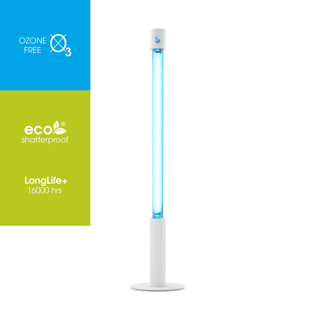 Бактерицидний опромінювач BactoSfera 360° 15 ECO White - зображення 1