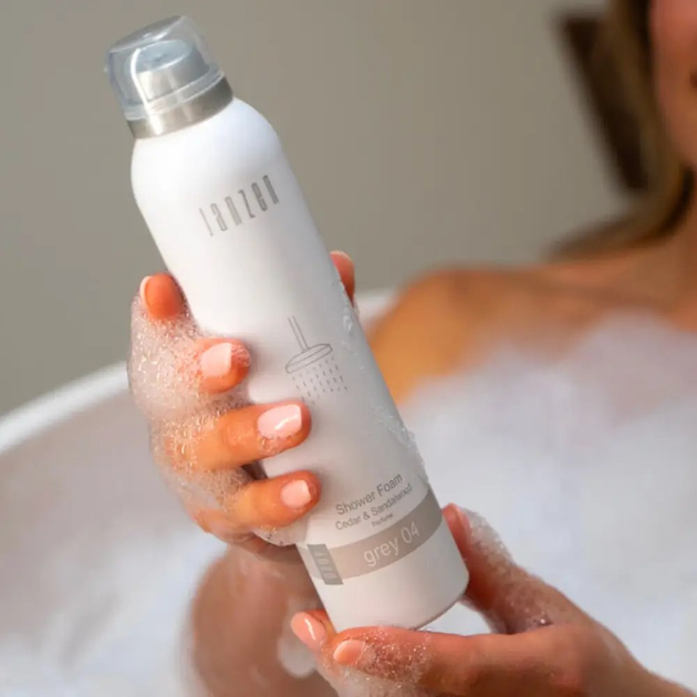 Піна для душу JANZEN Grey 04 Shower Foam Cedar Sandalwood 200 ml - изображение 2