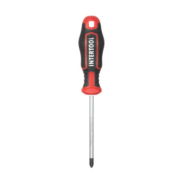 Викрутка хрестова PH2*100 мм, S2, INTERTOOL STORM - Фото 3 Викрутка хрестова PH2*100 мм, S2, INTERTOOL STORM - зображення 3