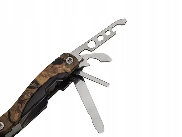 Мультитул 10 в 1 Gerber BG 8812 Мультиинструмент камуфляжный нож пила открывалка отвертка - изображение 6