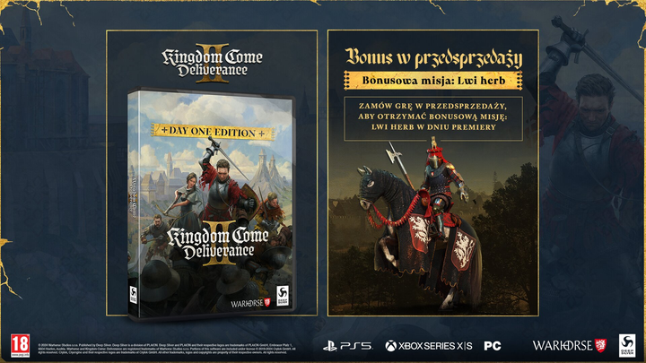Гра PS5 Kingdom Come: Deliverance II Day One Edition (Blu-ray диск) (4020628578435) - зображення 3