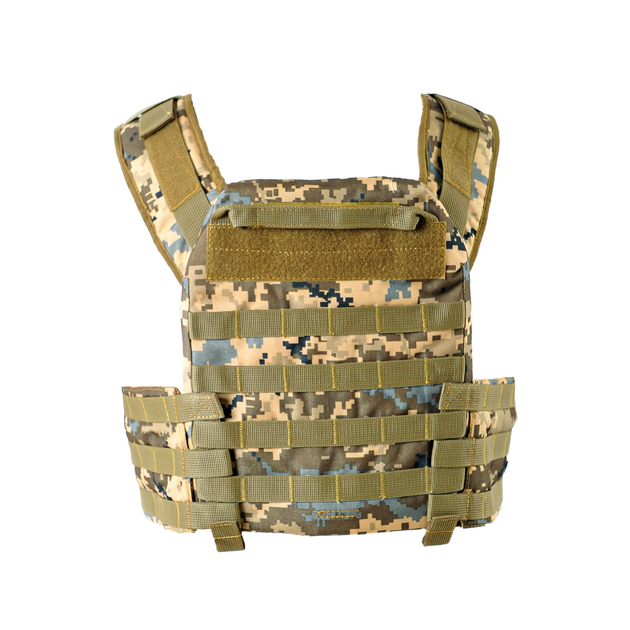 Плитоноска Кіраса з швидкоскидом ОЛ-2 one size кордура піксель 1043 - зображення 10