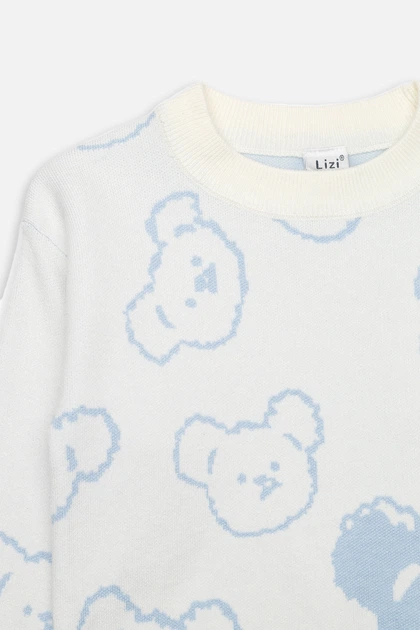 Джемпер для хлопчика 116 колір молочний Lizi KIDS ЦБ-00267466 - зображення 2