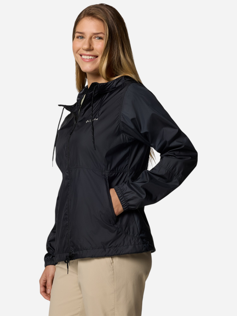 Спортивна вітровка з капюшоном жіноча Columbia Flash Forward II Windbreaker 2116531010 S Чорна (195982367491) - зображення 3