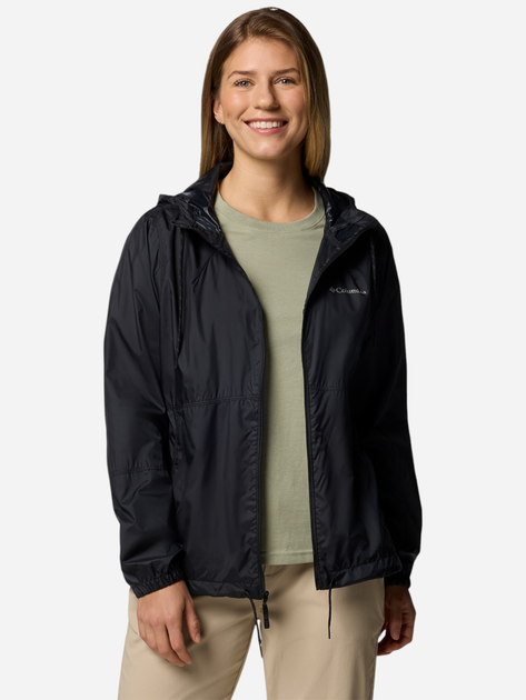 Спортивна вітровка з капюшоном жіноча Columbia Flash Forward II Windbreaker 2116531010 S Чорна (195982367491) - зображення 4