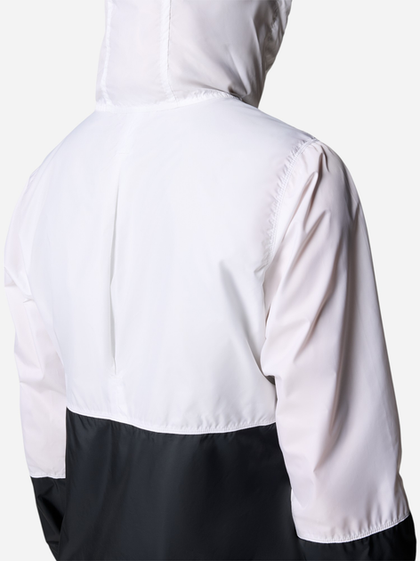 Спортивна вітровка з капюшоном жіноча Columbia Flash Forward II Windbreaker 2116531100 XL Білий/Чорний (195982367569) - зображення 6
