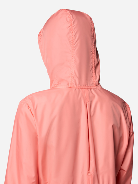 Спортивна вітровка з капюшоном жіноча Columbia Flash Forward II Windbreaker 2116531685 L Червоний/Кораловий (195982367903) - зображення 6