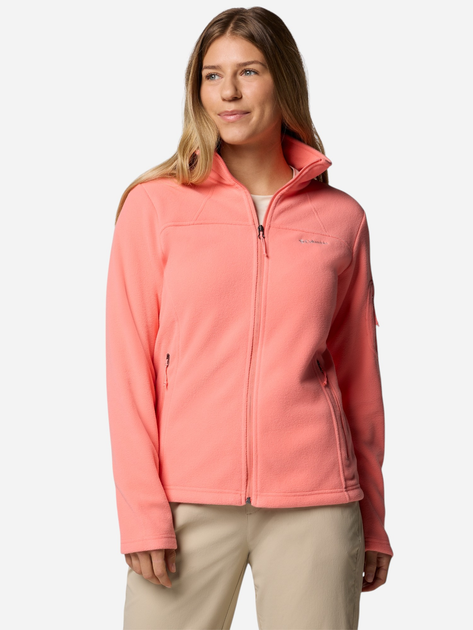 Bluza damska rozpinana streetwear z kołnierzykiem Columbia Fast Trek II Jacket 1465351685 M Brzoskwiniowa (195982089720) - obraz 1