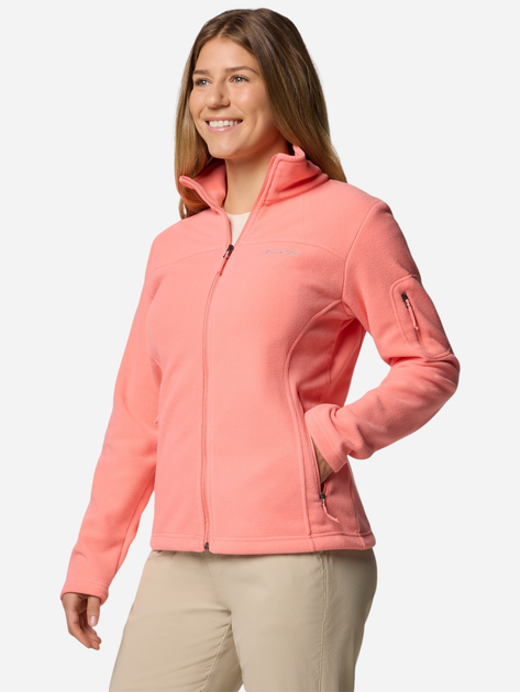 Bluza damska rozpinana streetwear z kołnierzykiem Columbia Fast Trek II Jacket 1465351685 S Brzoskwiniowa (195982089744) - obraz 3