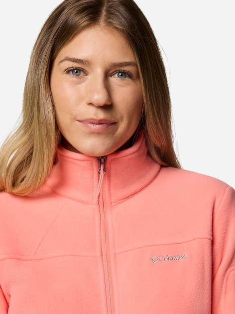 Bluza damska rozpinana streetwear z kołnierzykiem Columbia Fast Trek II Jacket 1465351685 S Brzoskwiniowa (195982089744) - obraz 5