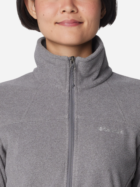 Bluza damska rozpinana streetwear z kołnierzykiem Columbia Fast Trek II Jacket 1465351024 XL Szara (195980411776) - obraz 6