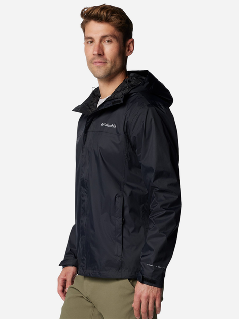 Спортивна вітровка чоловіча Columbia Watertight II Jacket 1533898012 XL Чорна (195981070415) - зображення 5
