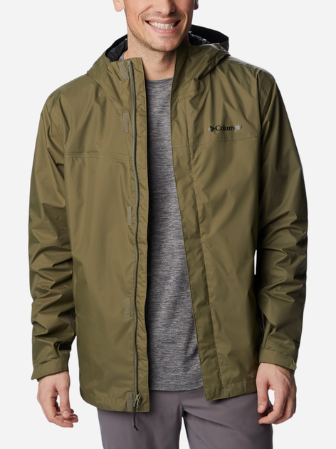 Kurtka wiatrówka męska sportowa Columbia Watertight II Jacket 1533898399 L Oliwkowa (195981070521) - obraz 4