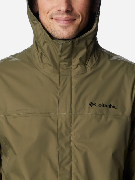 Kurtka wiatrówka męska sportowa Columbia Watertight II Jacket 1533898399 M Oliwkowa (195981070484) - obraz 6