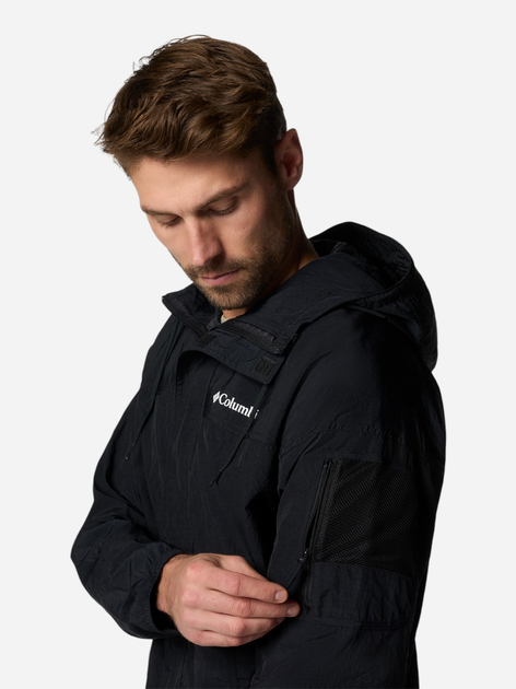 Kurtka wiatrówka męska sportowa Columbia Challenger II Windbreaker 2071553011 M Czarna (195982330921) - obraz 4